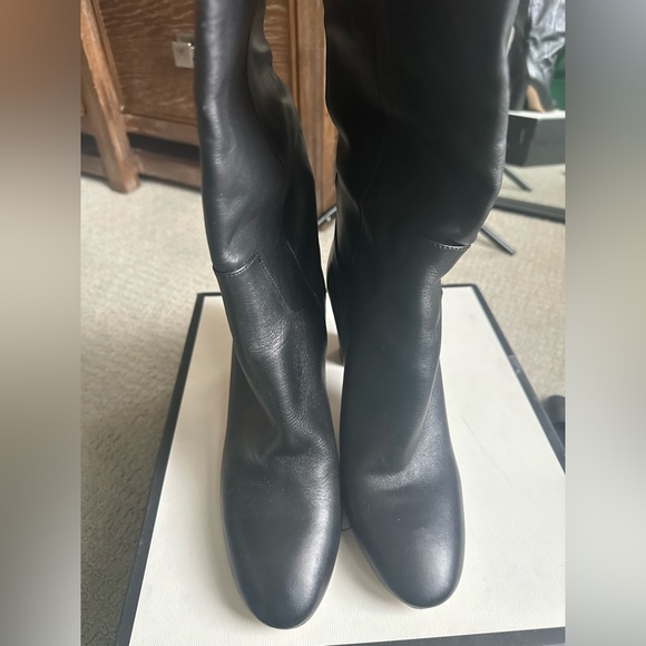 Zara Faux Leather Boots Size 41 - Picture 2 of 7